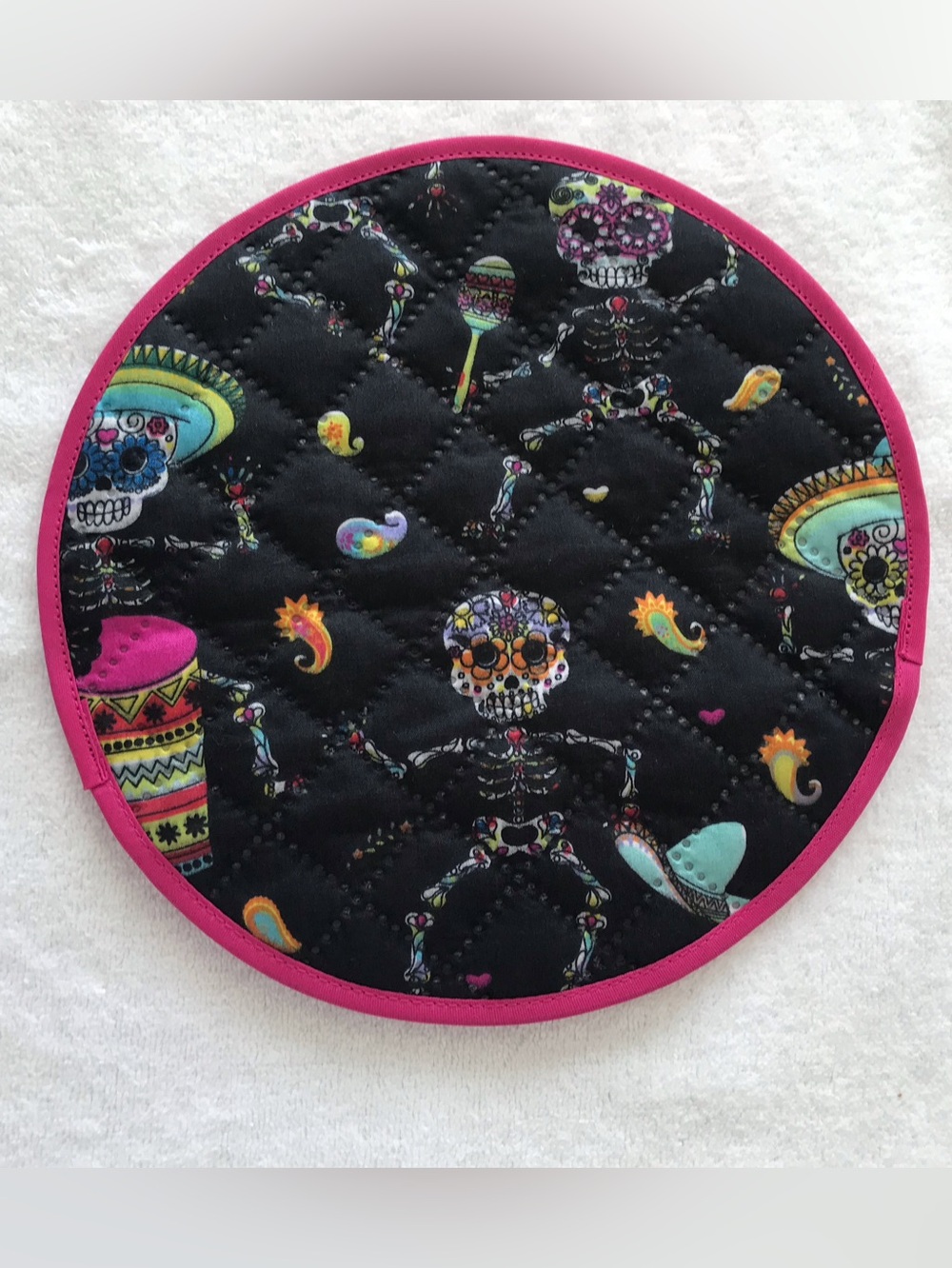 Fabric Tortilla Warmer Día de los Muertos